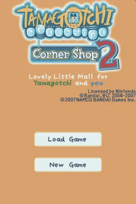 Tamagotchi Connection - Corner Shop 2 (USA) screen shot title